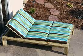 Diy Double Chaise Lounger And Cushion