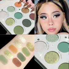 olive green eyeshadow palette matte