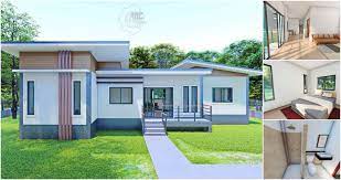 Modern Minimalist House Design with 3 Bedrooms - Pinoy House Designs -  Pinoy House Designs gambar png
