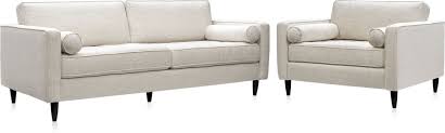 brie sofa and chair and a half set