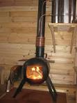Wood stove hot water heater