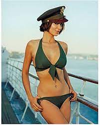 SEXY Catherine Bell in a Military Green Bikini on a Ships Deck 8 x 10 Photo  at Amazon's Entertainment Collectibles Store