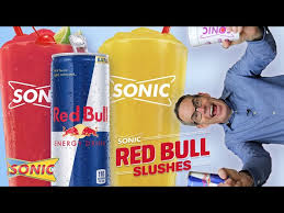 trying new sonic red bull slushes