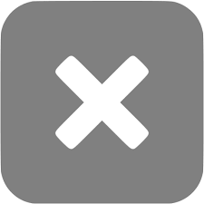 Gray close window icon - Free gray cancel icons