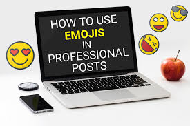 how to use emojis in professional posts