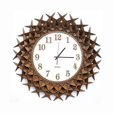 Decorative Wooden Wall Clock Large