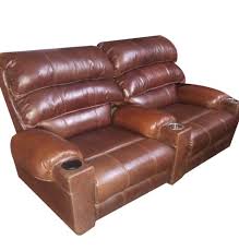 brown motorized automatic leather