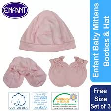 Your baby booties mittens stock images are ready. Enfant Newborn Baby Girl Accessories Set Mittens Booties Hat Bonnet Pink Lazada Ph