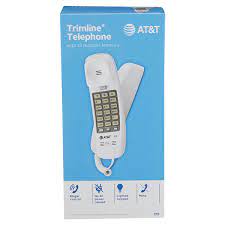 at t 210 corded trimline telephone