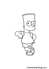 bart simpson drawing how to draw bart