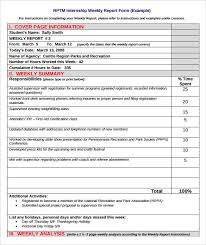 17 Sample Weekly Activity Reports Pdf Word Apple Pages Google Docs