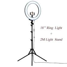 Shyloc 18 Inches Big Led Ring Light For Photo And Video With Tripod Stand Compatible With Camera And Smartphones Best Products