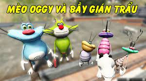 GTA 5 - Ma chuột Jerry truy cùng đuổi tận mèo Tom - Cứu viện mèo Oggy và  những chú gián