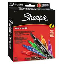 Sanford Ink Company 22478 Flip Chart Markers Bullet Tip Eight Colors 8 Set