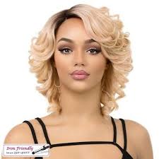 Magic Its A Wig Synthetic Hair Full Wig Short Curly Side Part Ebay