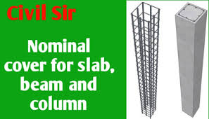 nominal cover for slab beam column