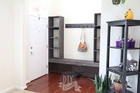 diy entryway storage bench diy danielle