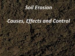 ppt soil erosion causes effects and