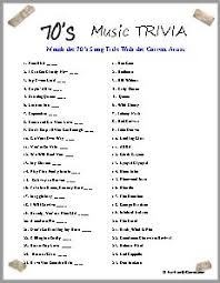 Trivia quiz questions and answers menu. 50 S Music Trivia Questions And Answers Printable