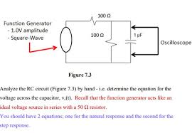 Solved 100 Ω Function Generator 1 0v