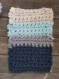 hand crochet cotton rope rug mat