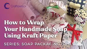 learn how to package diy soap though