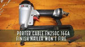 porter cable fn250c 16 ga finish nailer