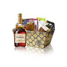 cognac brandy gift basket hennessy vs