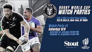 where to watch rugby world cup in nyc