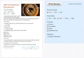 Standard Recipe Format Example Free Download