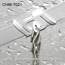 secure metal twist ceiling loop