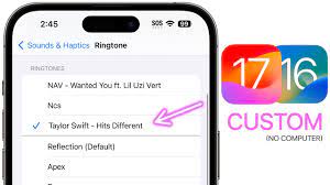 set any song as ringtone on iphone