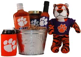 clemson university tigers gift basket