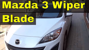 How To Change Wiper Blade On A Mazda 3 2010