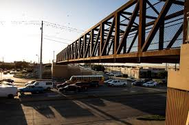 pedestrian bridge over harry hines