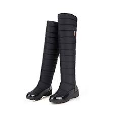 Dormery Russia Keep Warm Snow Boots Fashion Platform Fur Over The Knee Boots Warm Winter Boots For Women Shoes