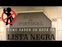 lista negra do banco de portugal
