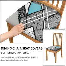 Velvet Dining Chair Seat Covers