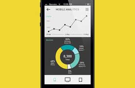 Mobile App Designs Featuring Counters And Graphs
