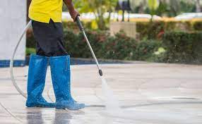 steps to cleaning stained concrete