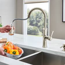 kitchen faucet with soap dispenser