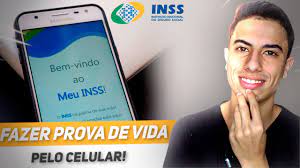 a prova de vida do inss pelo celular