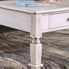 4 Drawer Coffee Table In Antique White