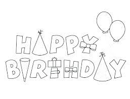 Birthday Card Coloring Page Keralapscgov