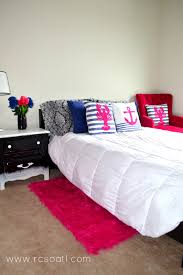 room hot pink and blue bedroom decor
