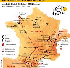 Auf 21 etappen und über 3414 kilometer führt die frankreich rundfahrt 2021 von der bretagne durch die alpen über den legendären mont ventoux weiter in die pyrenäen bis zum obligatorischen finale nach paris. Tdf Tour De France 2016 Strecke Etappen Favoriten Welt