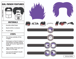 Evil purple minion diy costume stand out from the yellow minions and be purple. Despeggable Me Diy Minion Costumes For Easter Eggs Printables Fun Com Blog
