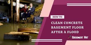 how to clean concrete bat floor