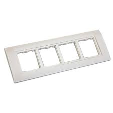 White Plastic Electric Switch Plates