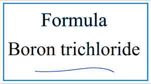 the formula for boron trichloride